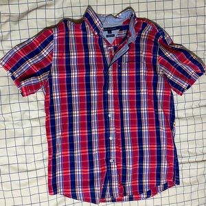 Tommy Hilfiger | short sleeve button up shirt | M